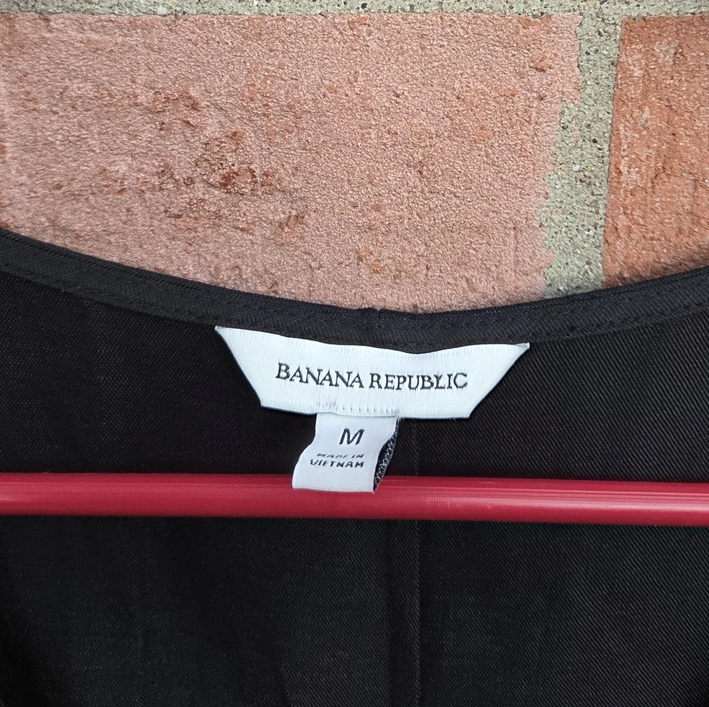 Banana Republic Black Wide-Leg Jumpsuit MED - Picture 3 of 5